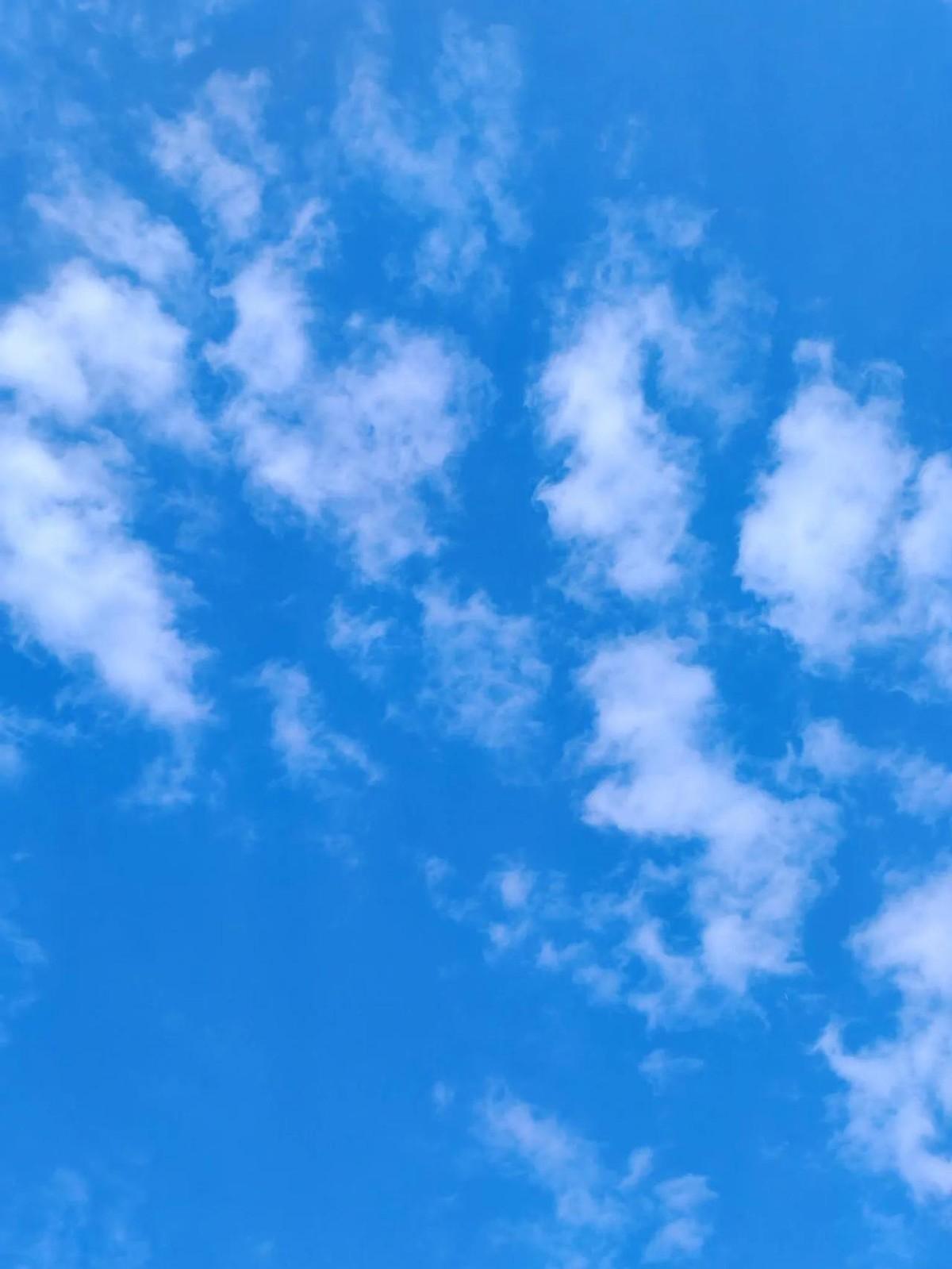 广州的天空着实迷人.昨日我随手一拍,那蓝天白云宛如一幅天然画卷