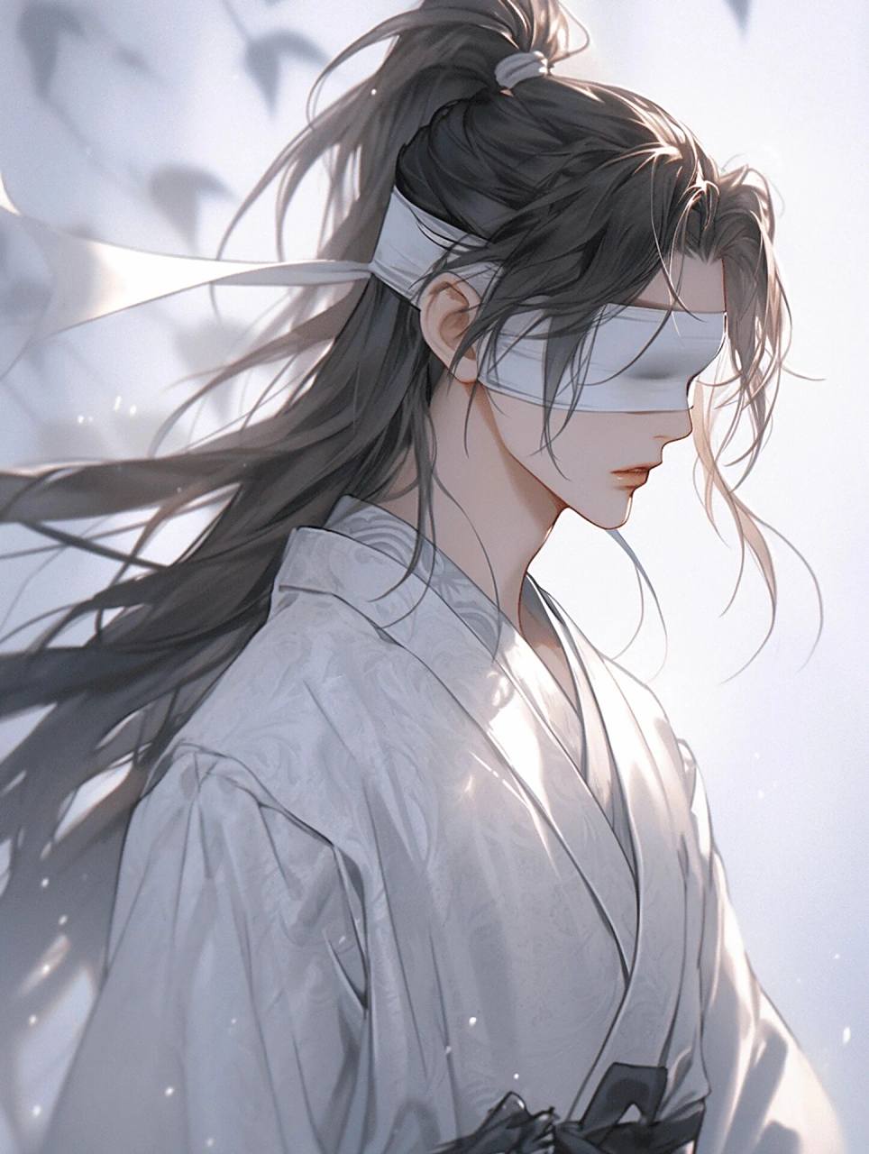 国风蒙眼少年|少年感|男生头像 世界一片黑暗, 但他的心中仍有星光