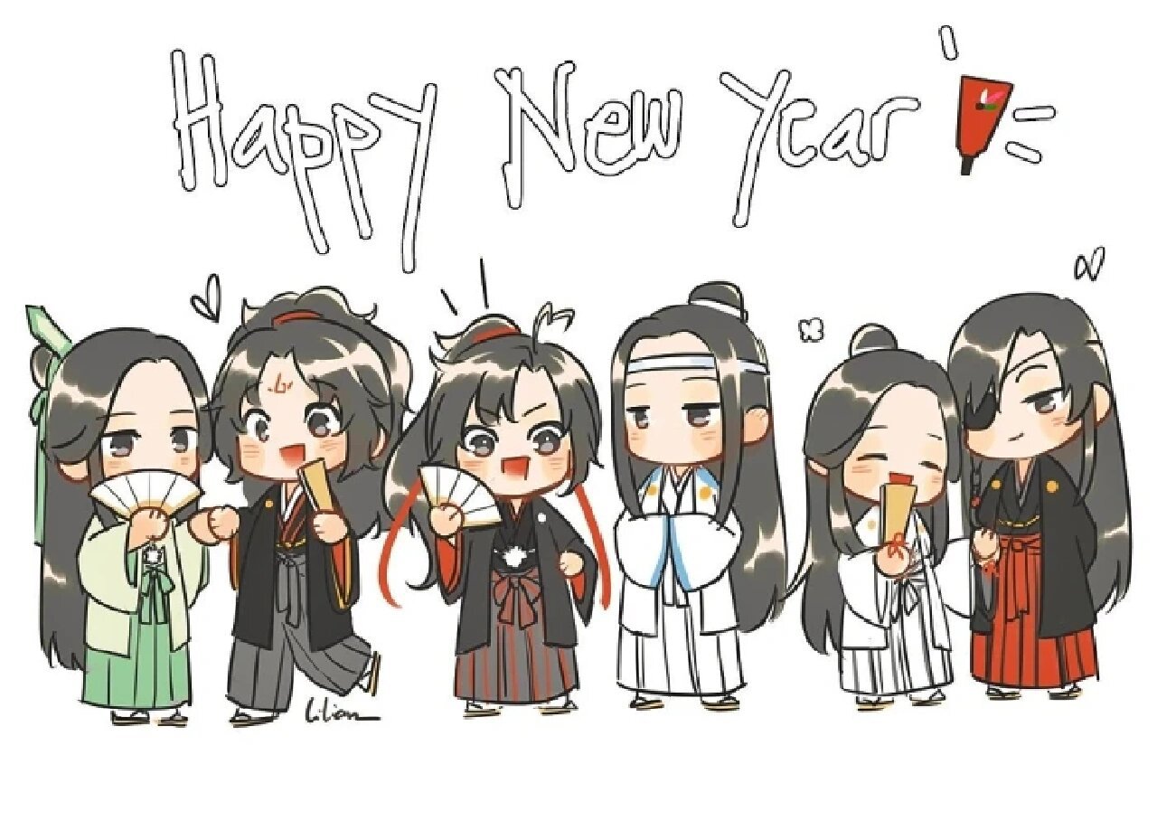 墨香铜臭q版全家福