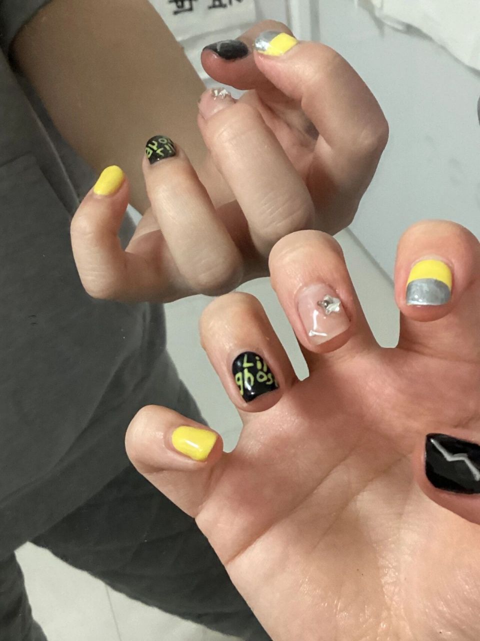 小鬼美甲 好激动很喜欢 做出来还挺好看滴没翻车