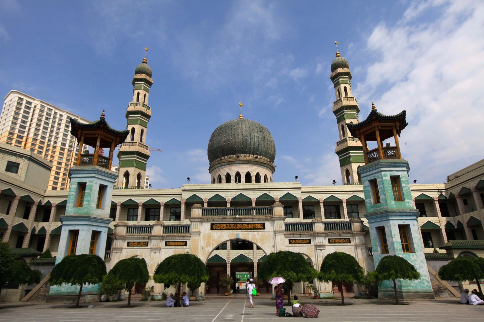 青海西宁 南关清真寺 (清真寺no9) 西宁市南关清真寺建于民国二十三年