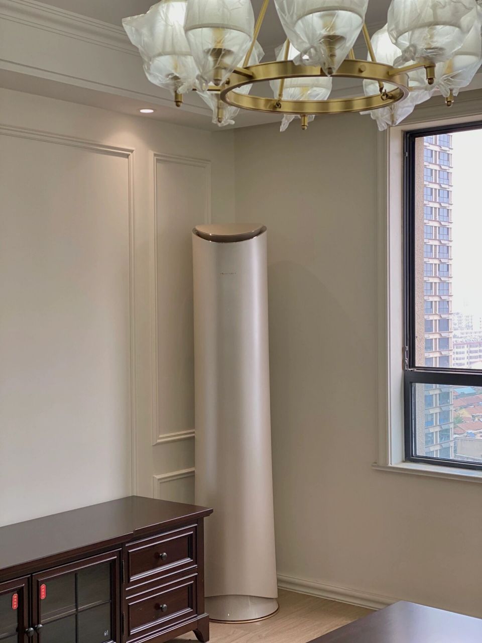 格力明珠柜机一整个爱住了 明珠太适合我家了,还有这个时光绘挂机也是