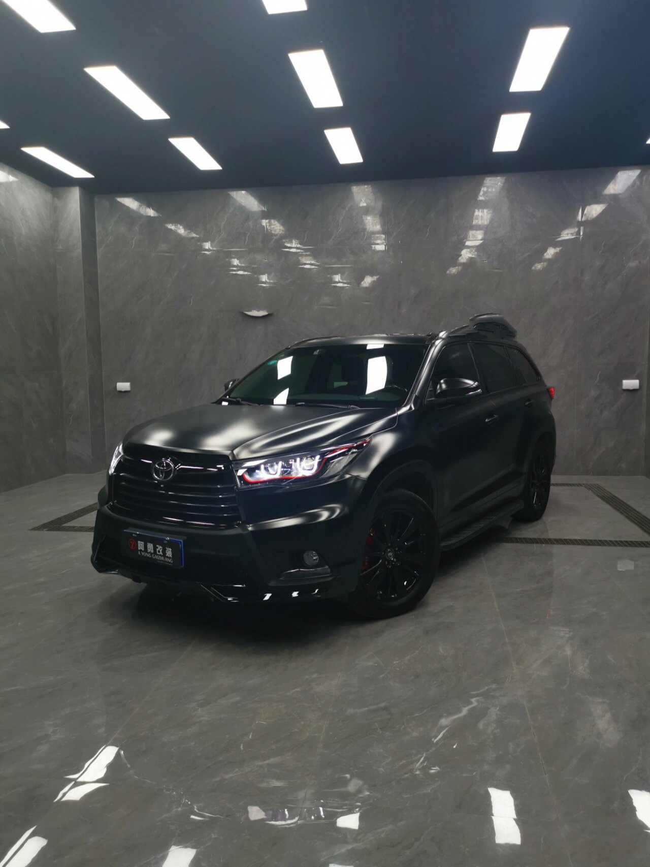 三代汉兰达黑武士高清图片来袭