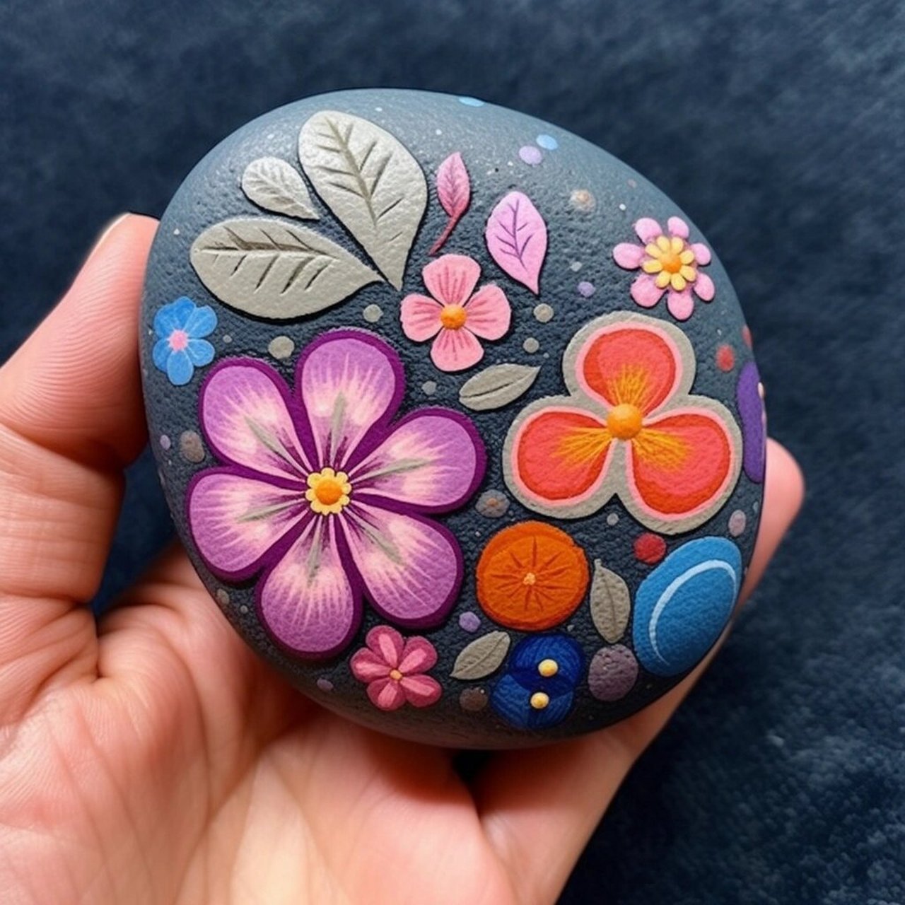 石头画# #可爱##壁画##墙绘##墙绘设计