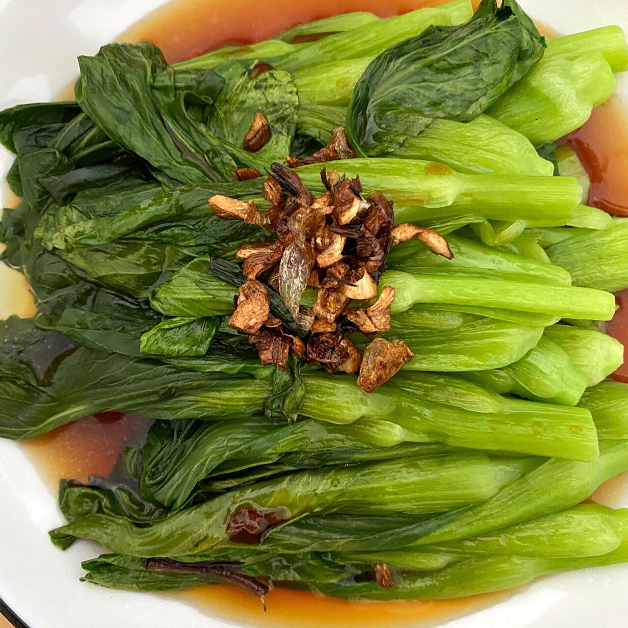 葱油菜苔 蔬菜也能很香很好吃!