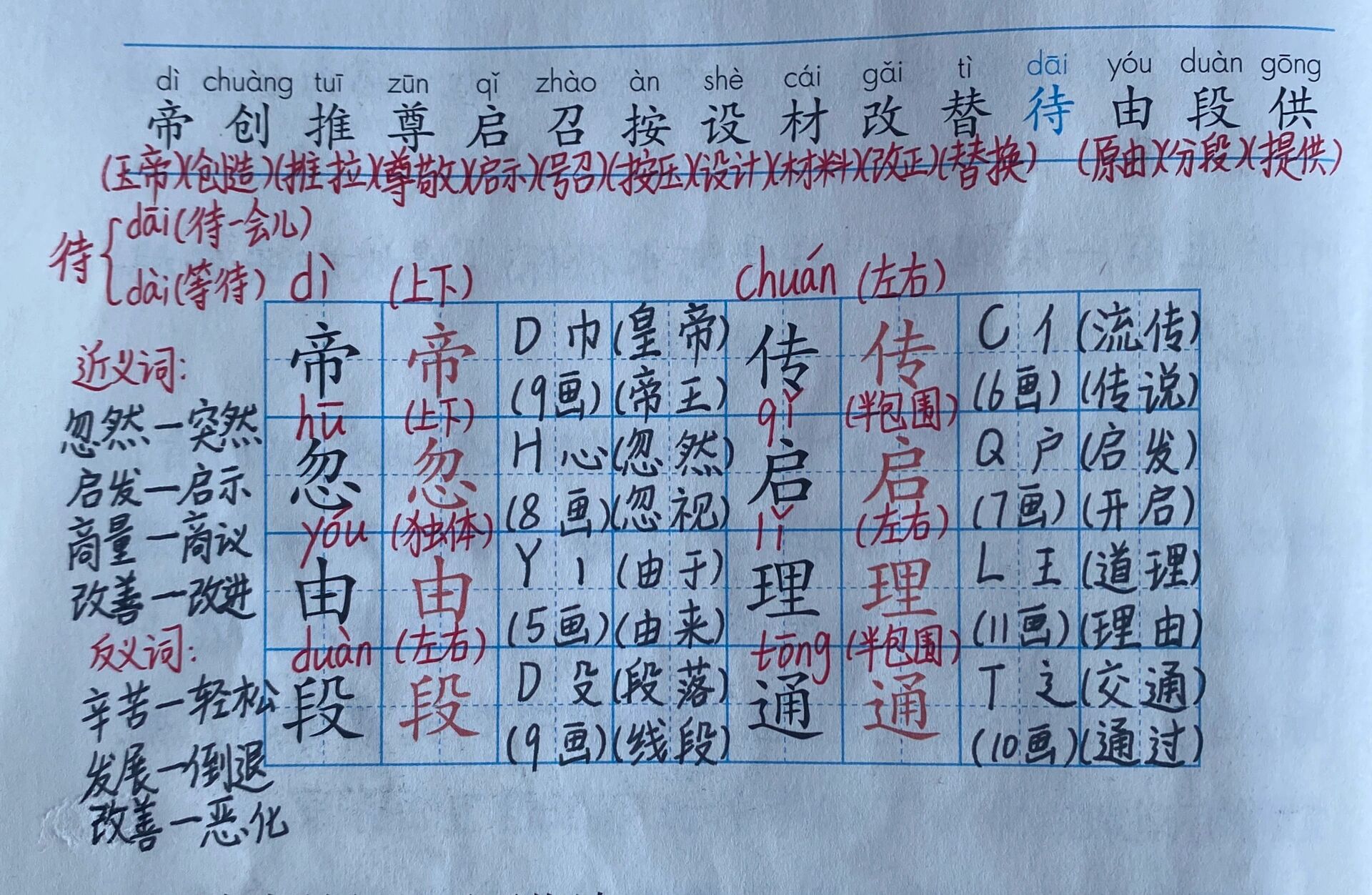 皇帝的传说帝组词