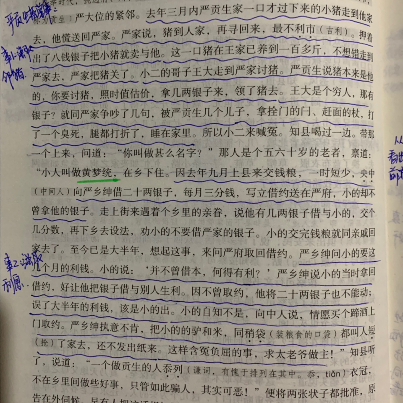 睡前阅读day13 二刷《儒林外史》严监生篇 1.