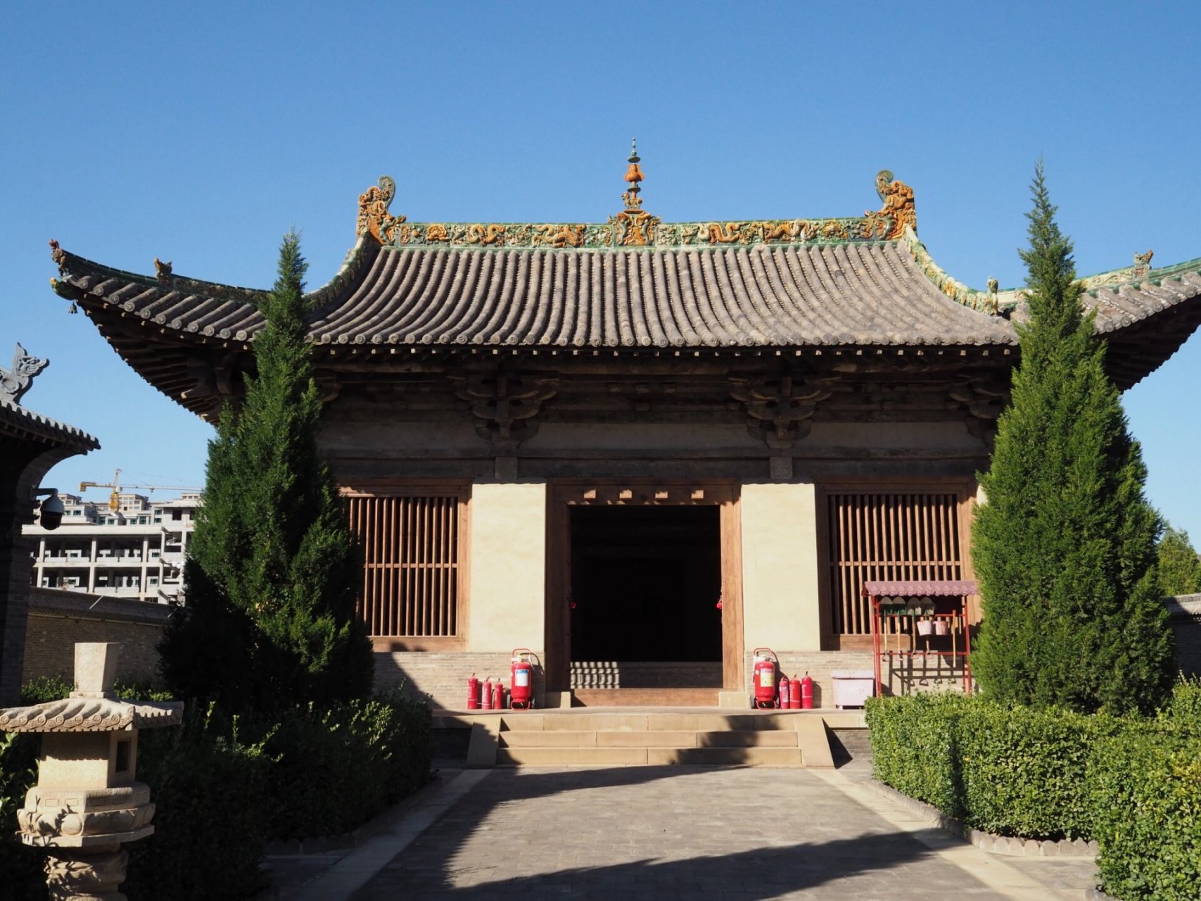 晋东南国保:长子天王庙(金代) 规模:天王寺现仅存中殿,后殿两座空殿