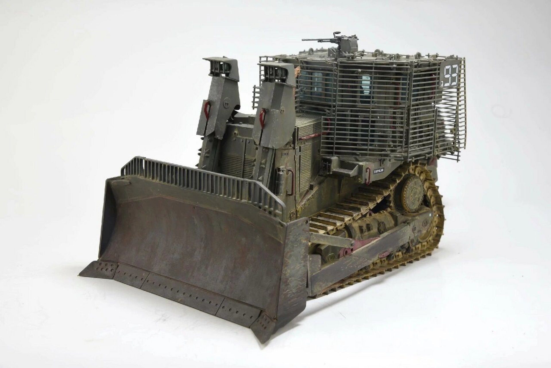 meng ss-010 d9r装甲推土机格栅装甲型