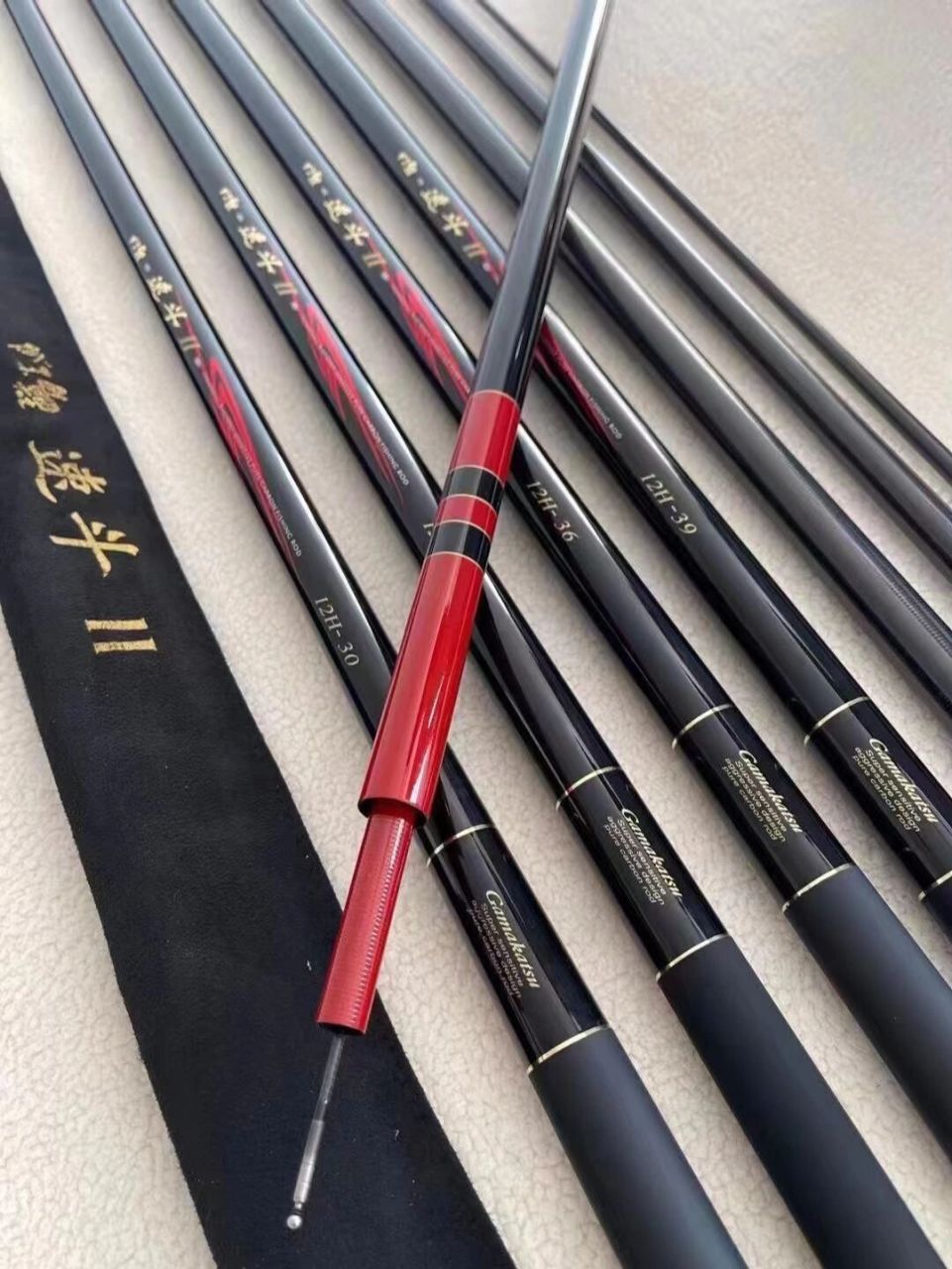 伽玛鲤速斗二代19调12h飞磕竿超轻硬鲤鱼竿 伽玛鲤速斗二代19调12h