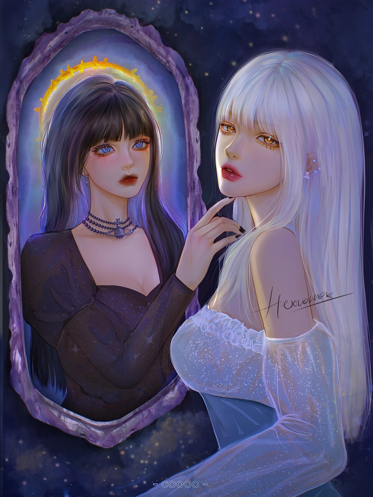 十二星座系列插画·双子座