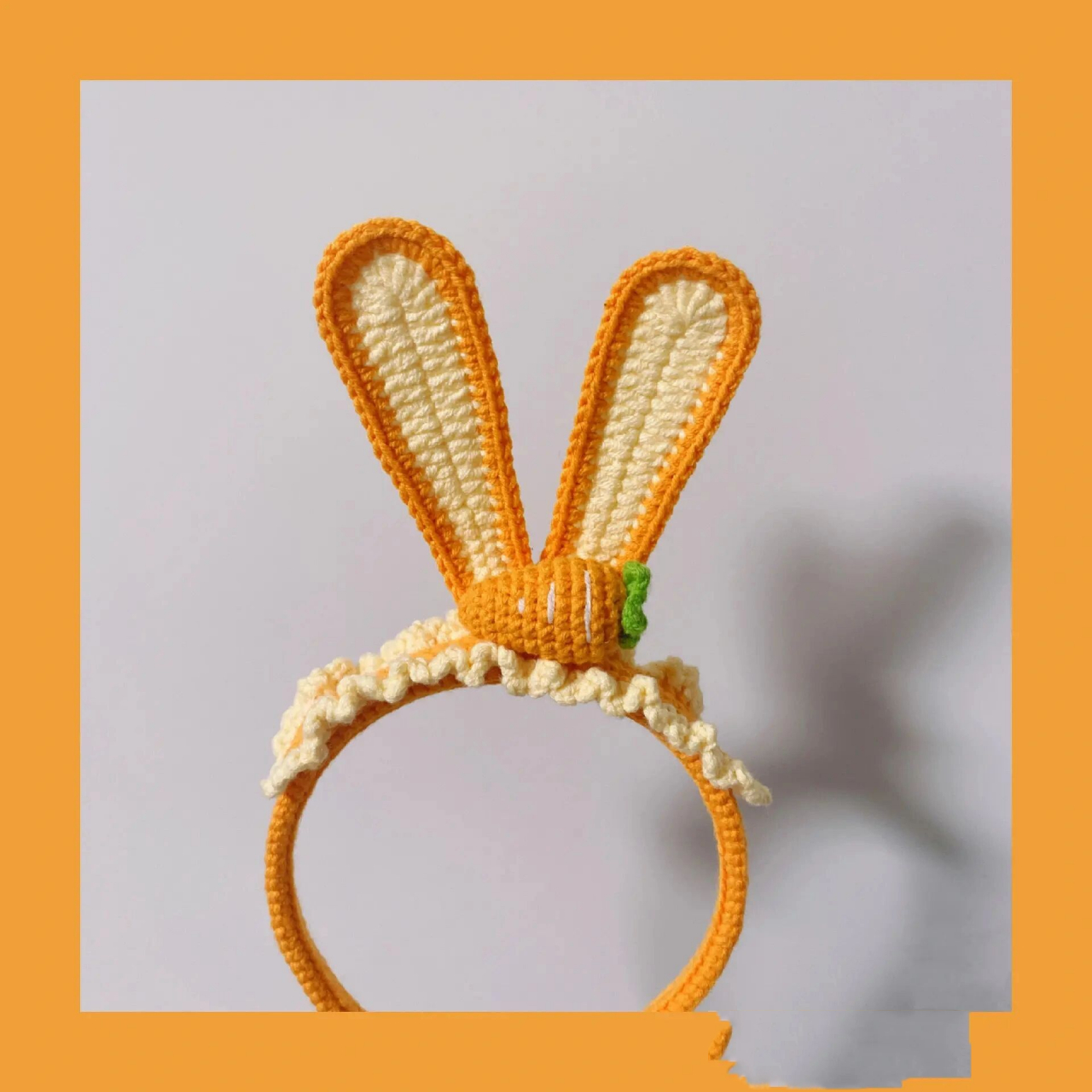 钩织日常 | 星黛露兔耳朵钩织发箍(附图解) 可可爱爱的兔耳朵发箍谁能