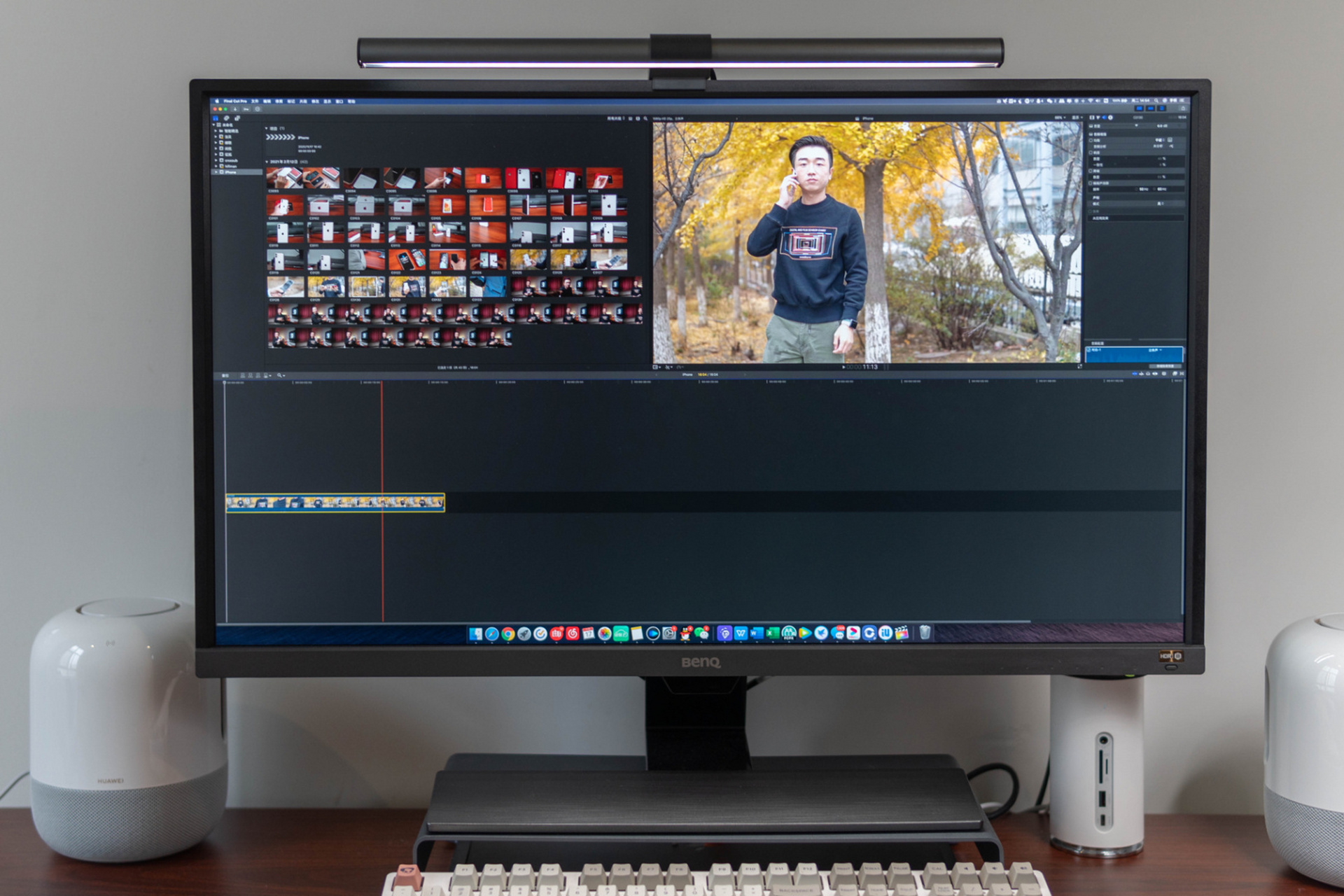 明基ew3270u,一台31.5英寸,4k分辨率的显示器.