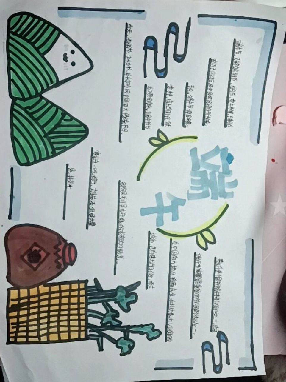 端午节手抄报简单又漂亮