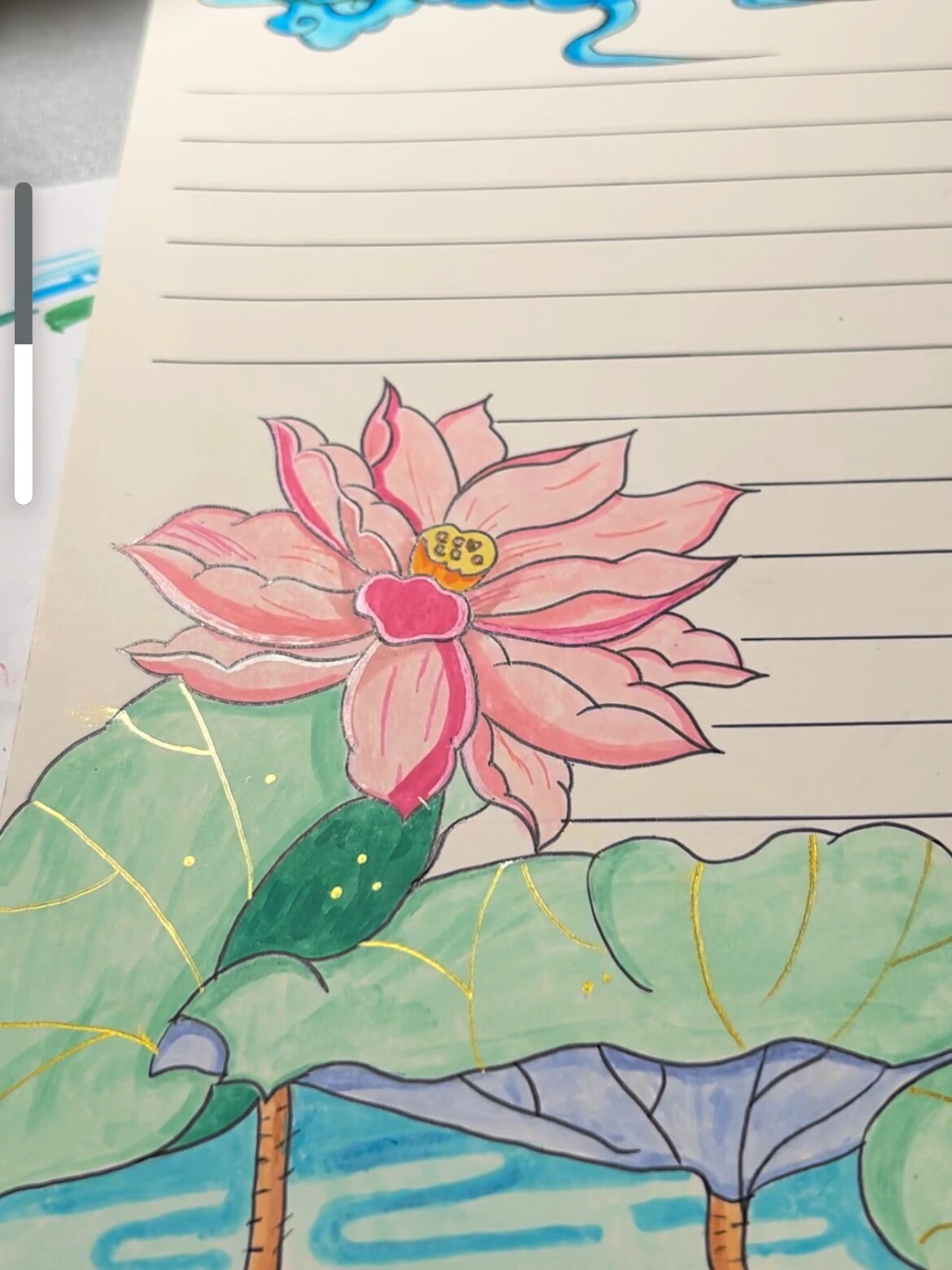 小学生美丽中国手抄报(内附线稿