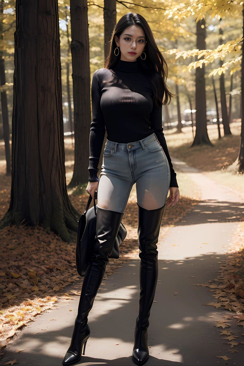 ai,编号32426(牛仔裤长靴合集1) 这次是牛仔裤加过膝靴,ai比较给力