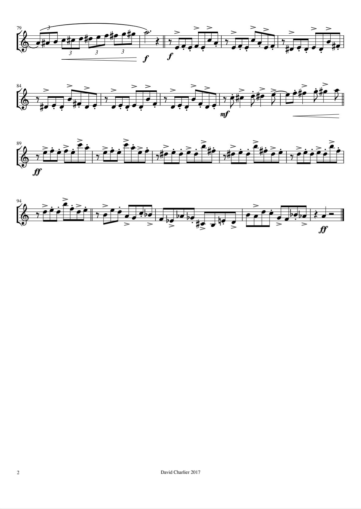 小提琴谱～libertango自由探戈～皮亚佐拉