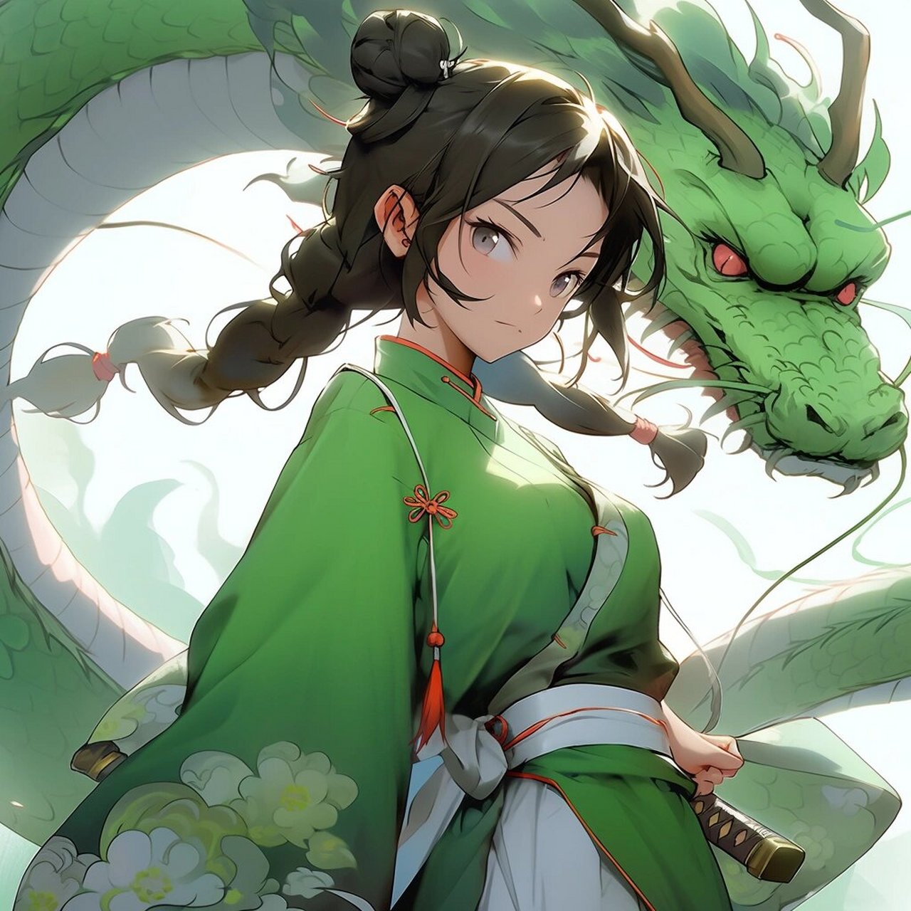 霸气女生头像|龙族少女,本命年限定