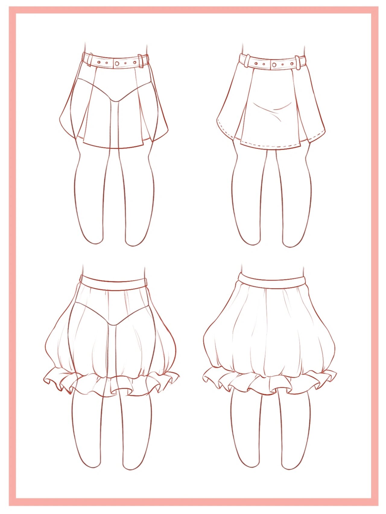 到底有多简单,超绝的q版小裙子画法