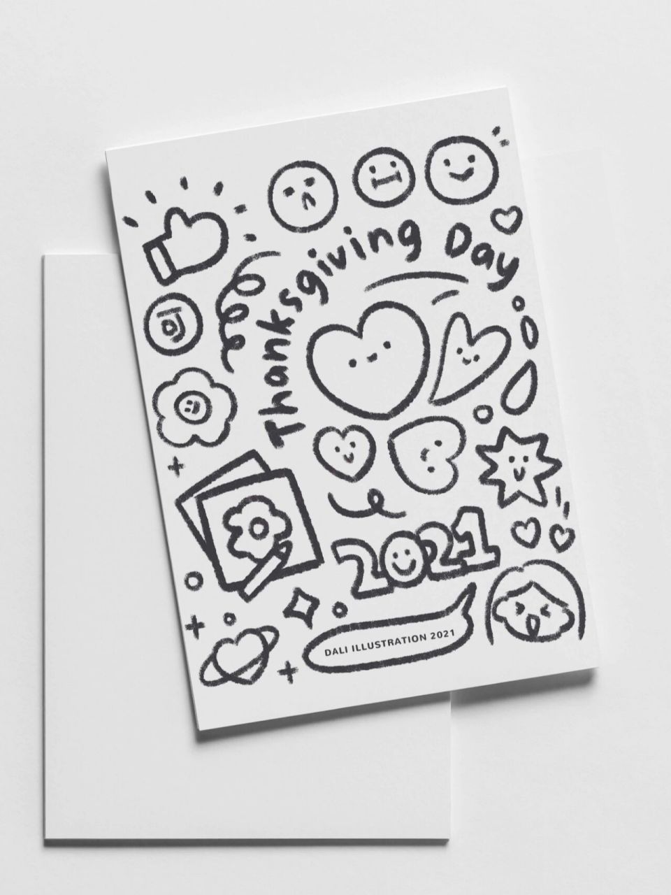 ins风 | doodle简笔画 | 感恩节涂鸦素材 简单的线条,简单的快乐78