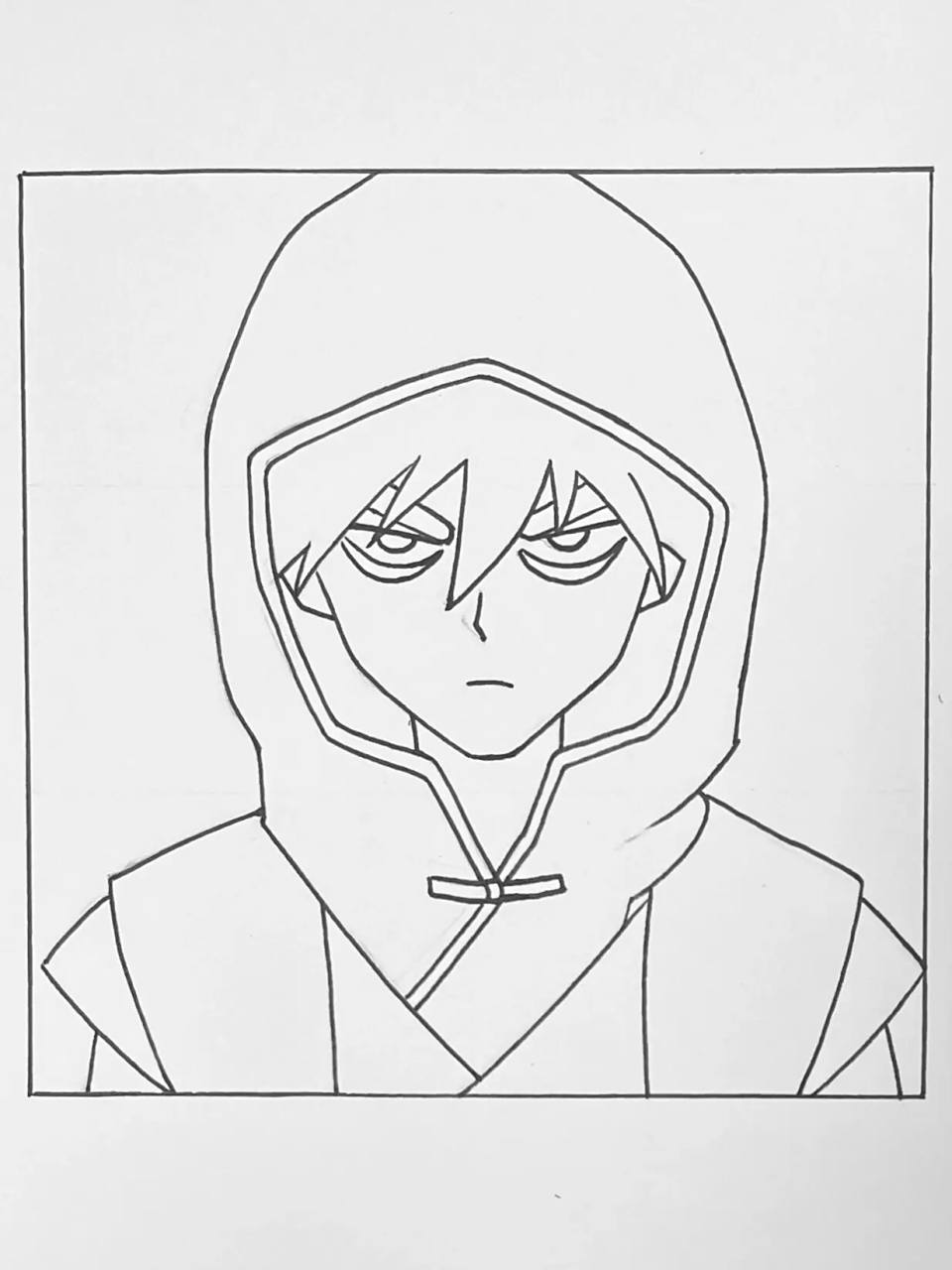 手把手教你画7915刺客伍六七 工具:马克笔,勾线笔,铅笔