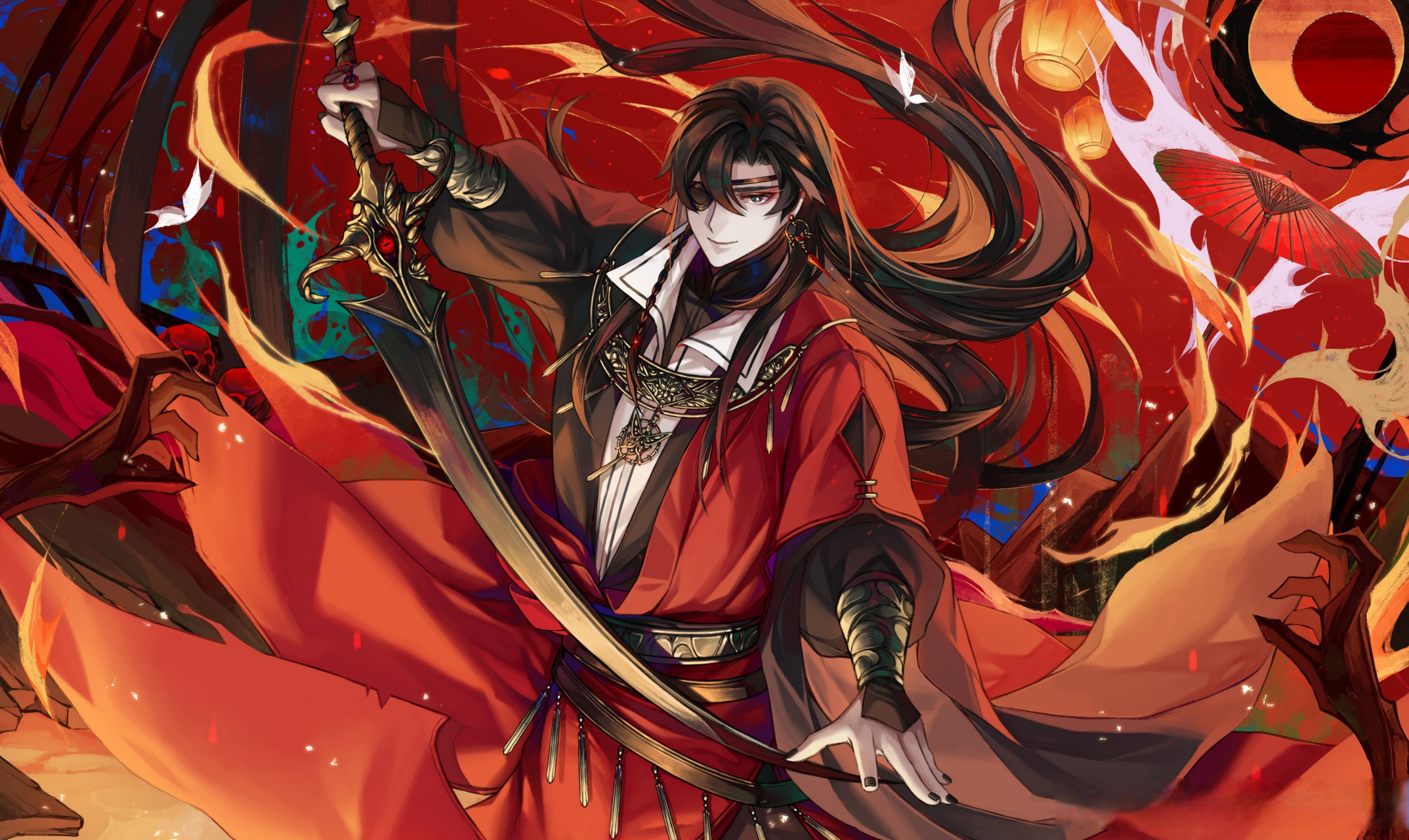 dm腐漫# 血雨探花,花城主又帅又飒 twi:yuki_shiue