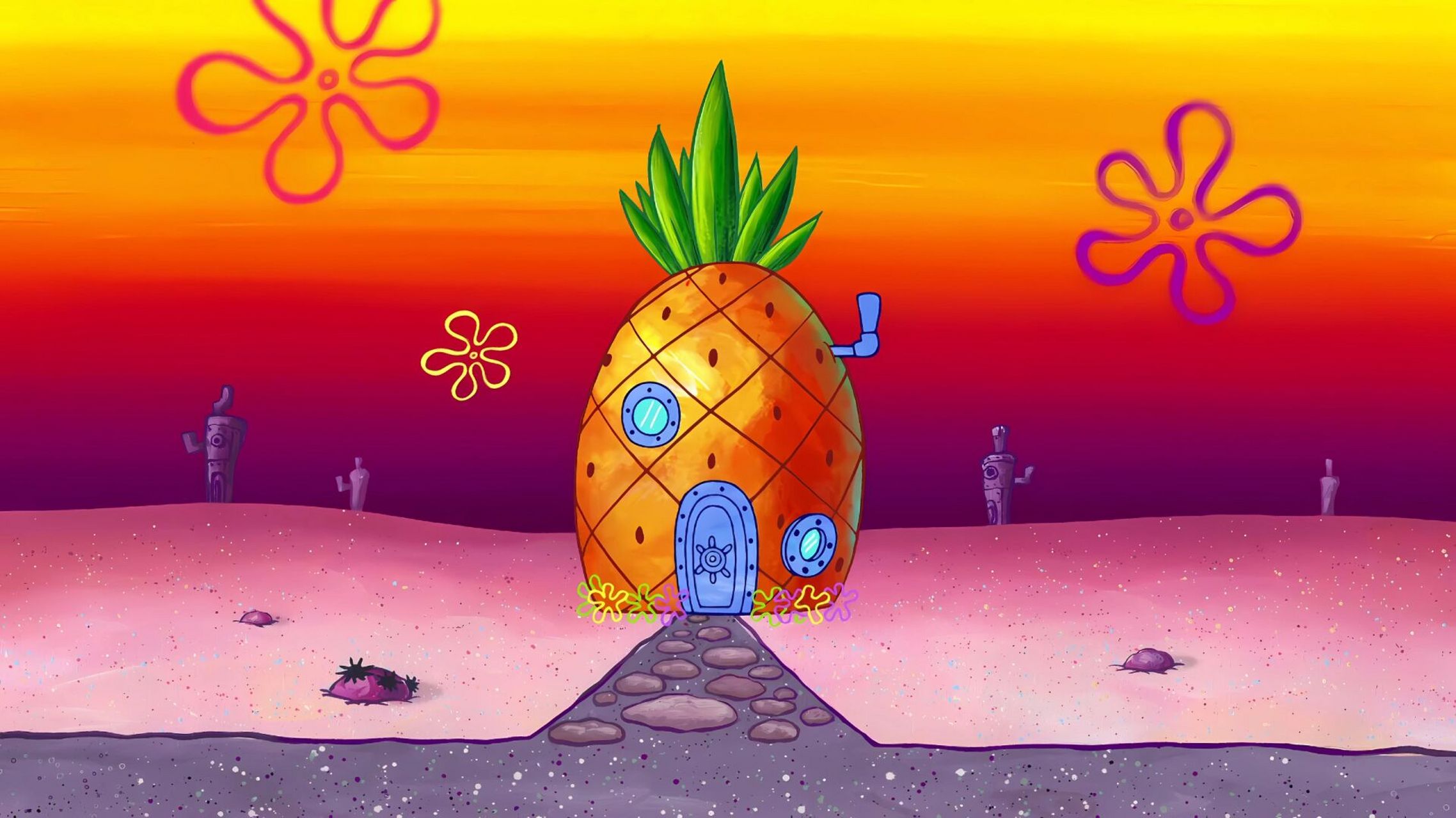 海绵宝宝电脑ipad壁纸 分享一波海绵宝宝电脑ipad壁纸