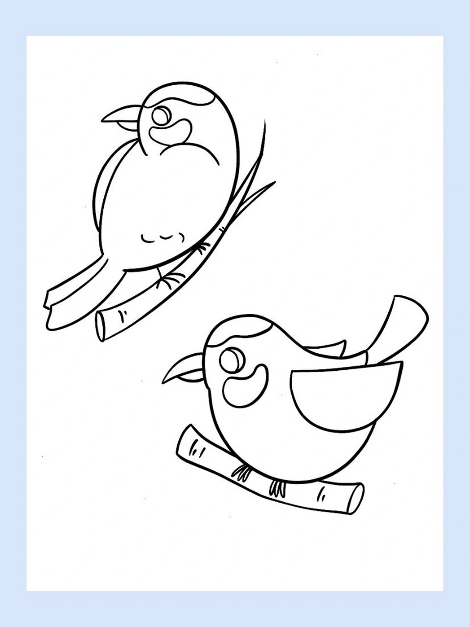 简笔画|动物篇 麻雀48/60 麻雀虽小 五脏俱全 929292