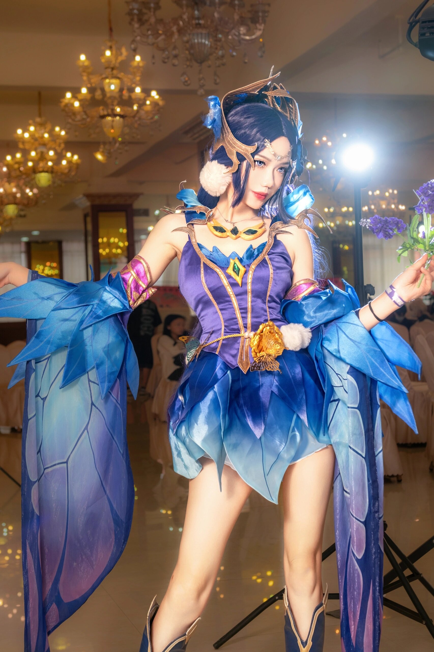 一起玩啊?王者荣耀仲夏夜貂蝉cos
