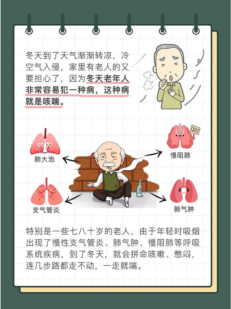 老年人痰多咳嗽,气喘,除了治肺,还要补肾 大家好,我是呼吸科李主任