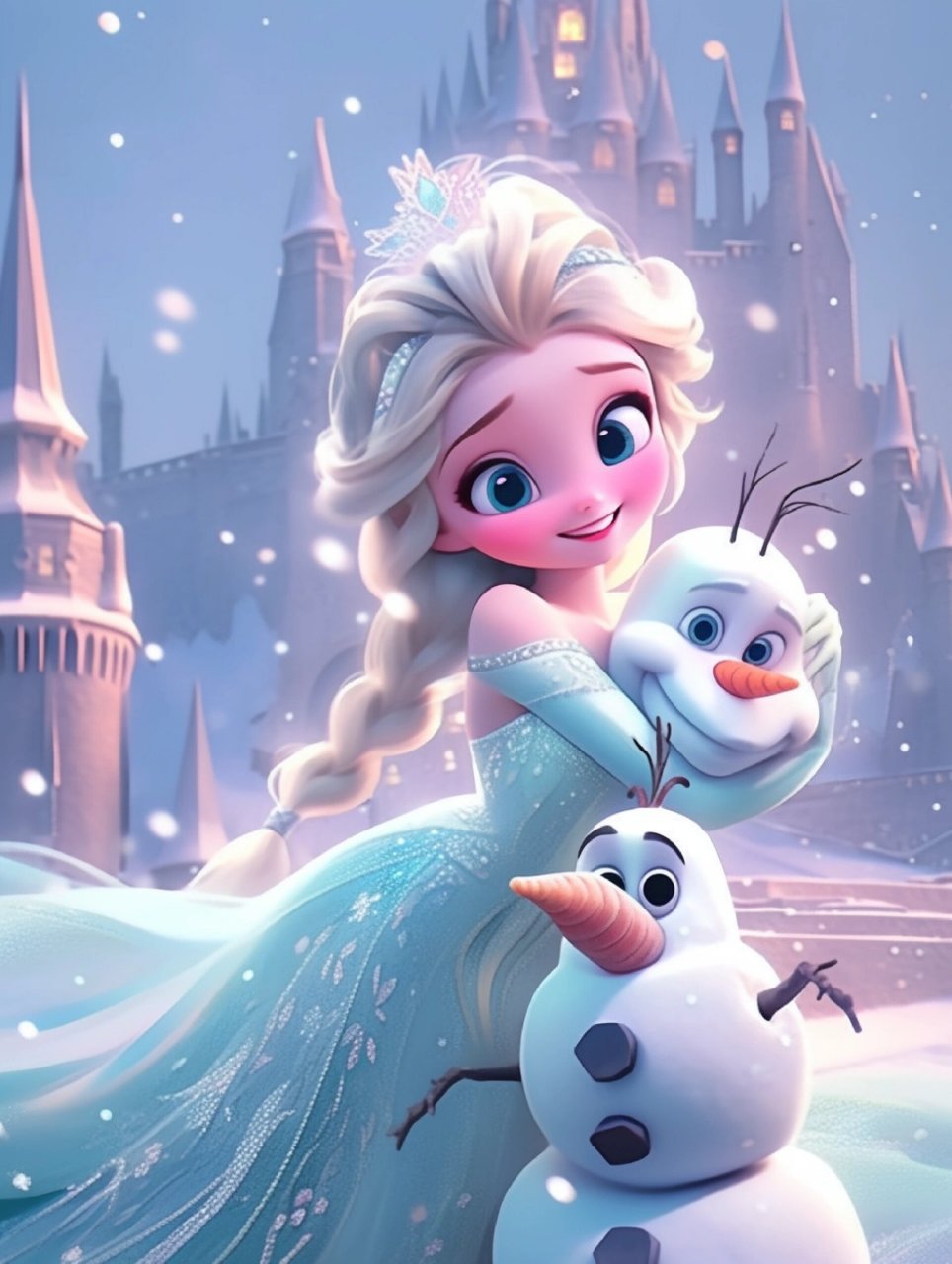 迪士尼公主 是否还记得电影《冰雪奇缘》中的主角爱莎公主?