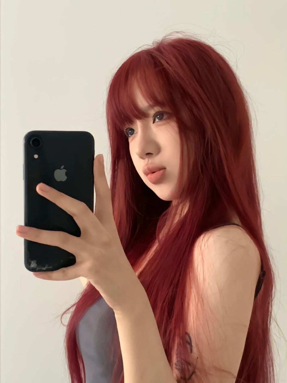 沈阳理发店90永不过时的海王红|媚拉红发色 海王发色,媚拉红92