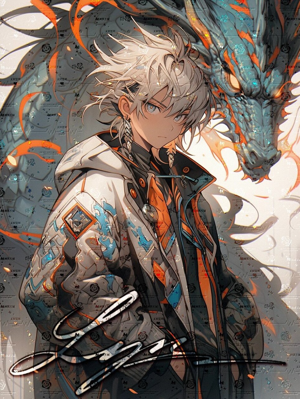 他是龙|2024头像|二次元|龙年头像 他是【龙】 该说不说,我描述男头也