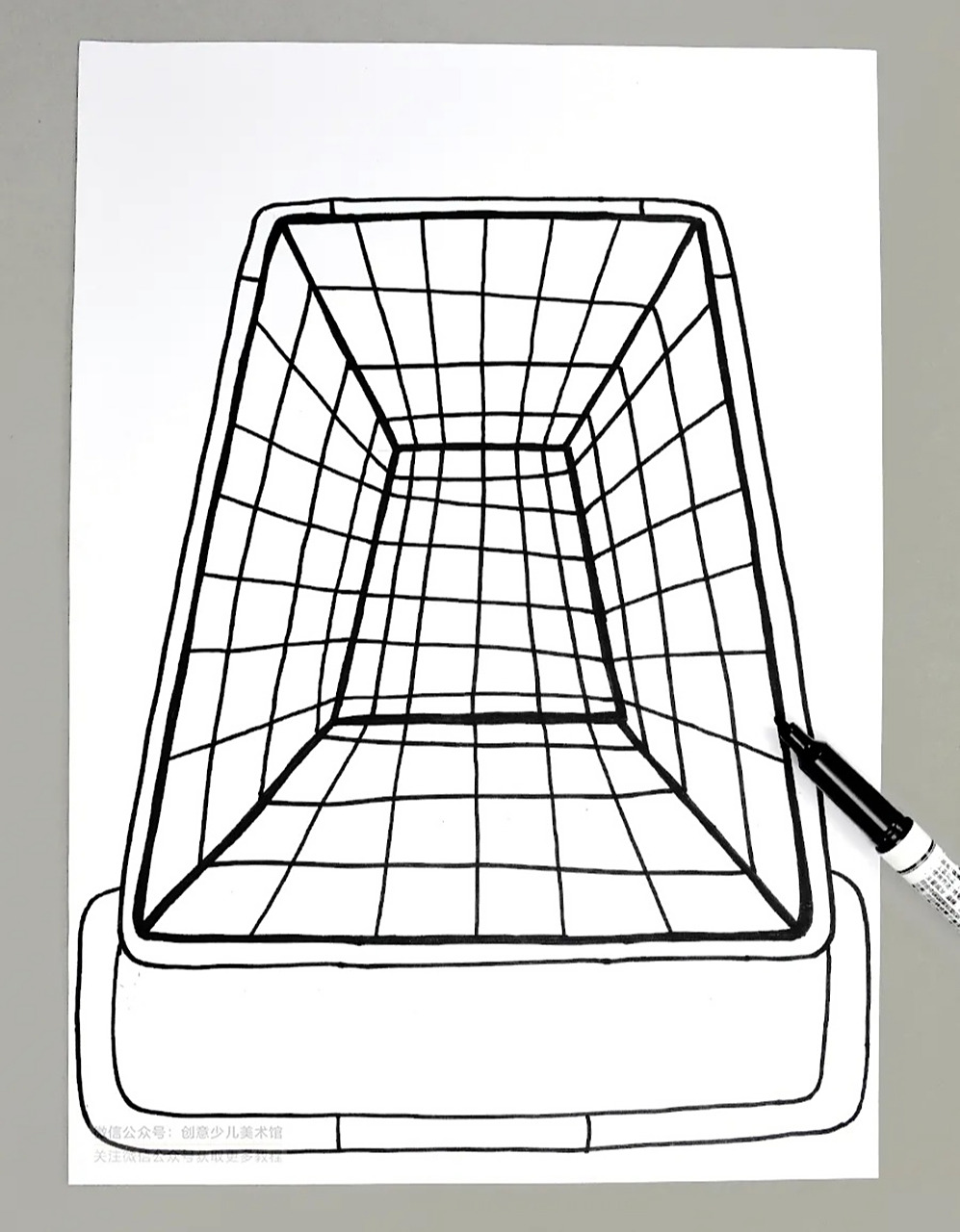 儿童画教程|疯狂购物车 教学重难点 1.