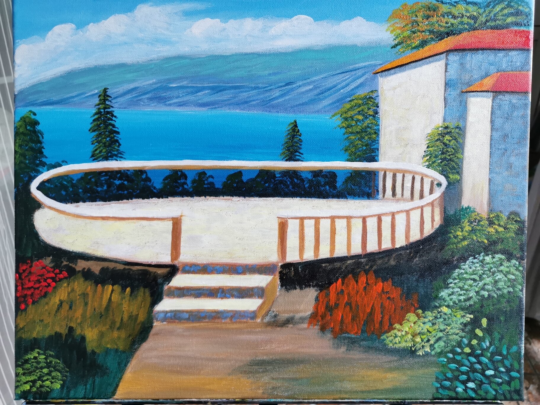 地中海别墅花园(附步骤简图)