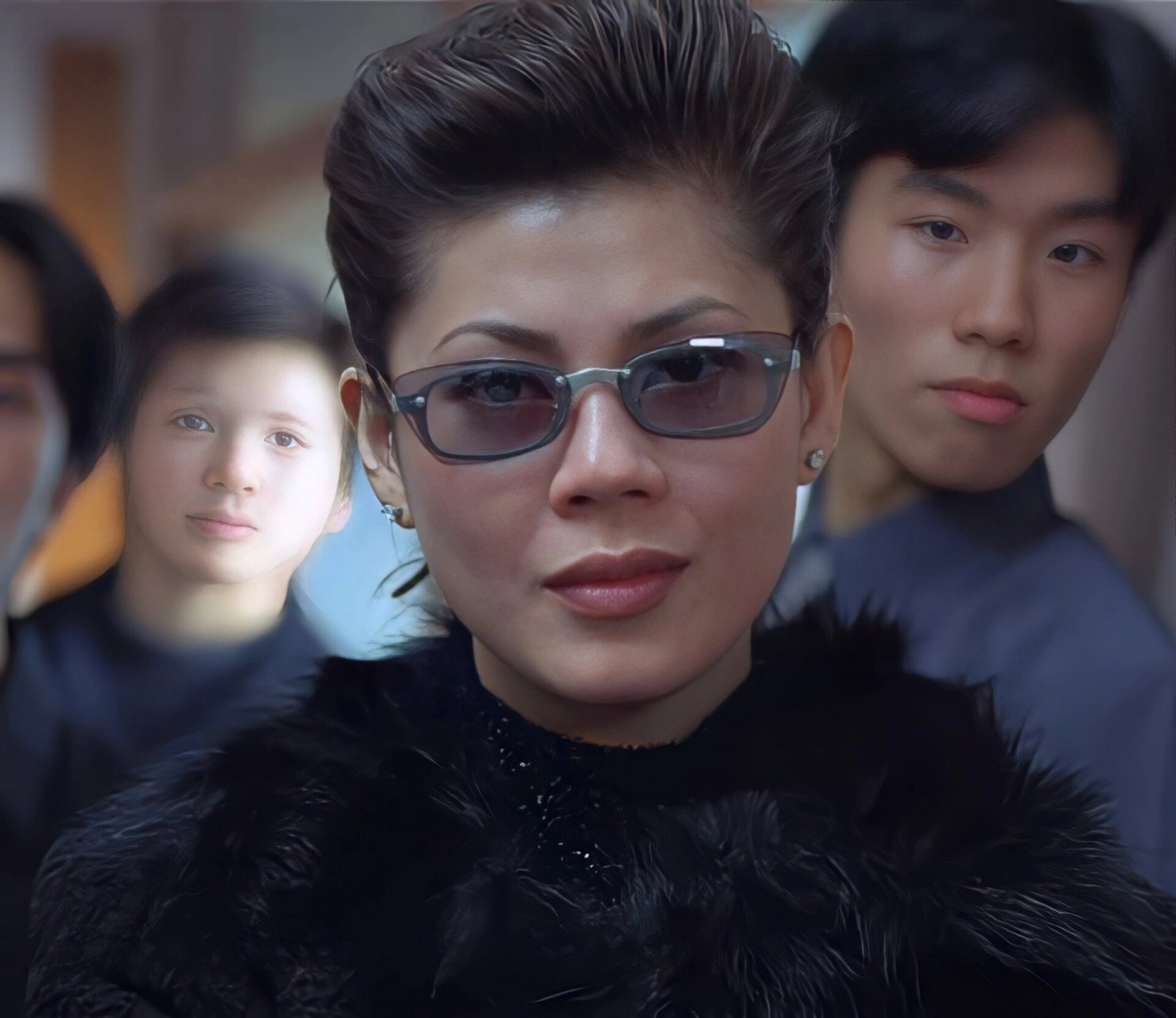 港剧穿搭59|《孤男寡女》郑秀文秋冬港风穿搭1 千禧年港风妆容 眉:细