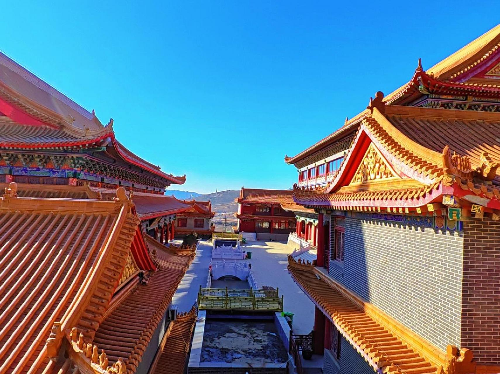 锦州周边一日游——九华山 东北小布达拉宫7715冰雪嘉年华→锦州