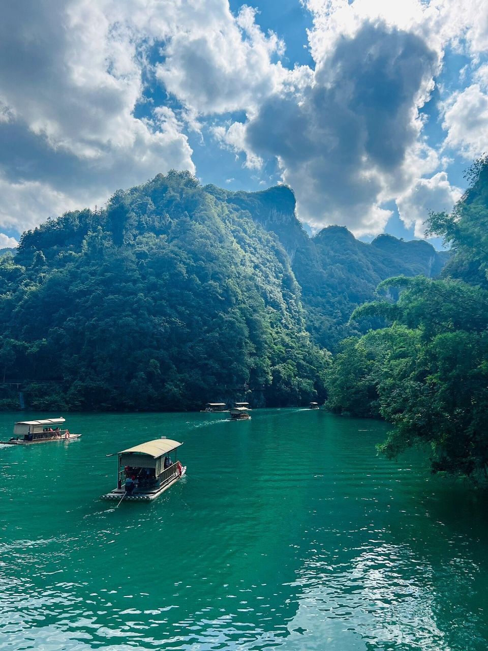 荔波小七孔游玩攻略(适合自由行) 7月23日,荔波小七孔景点,水很绿