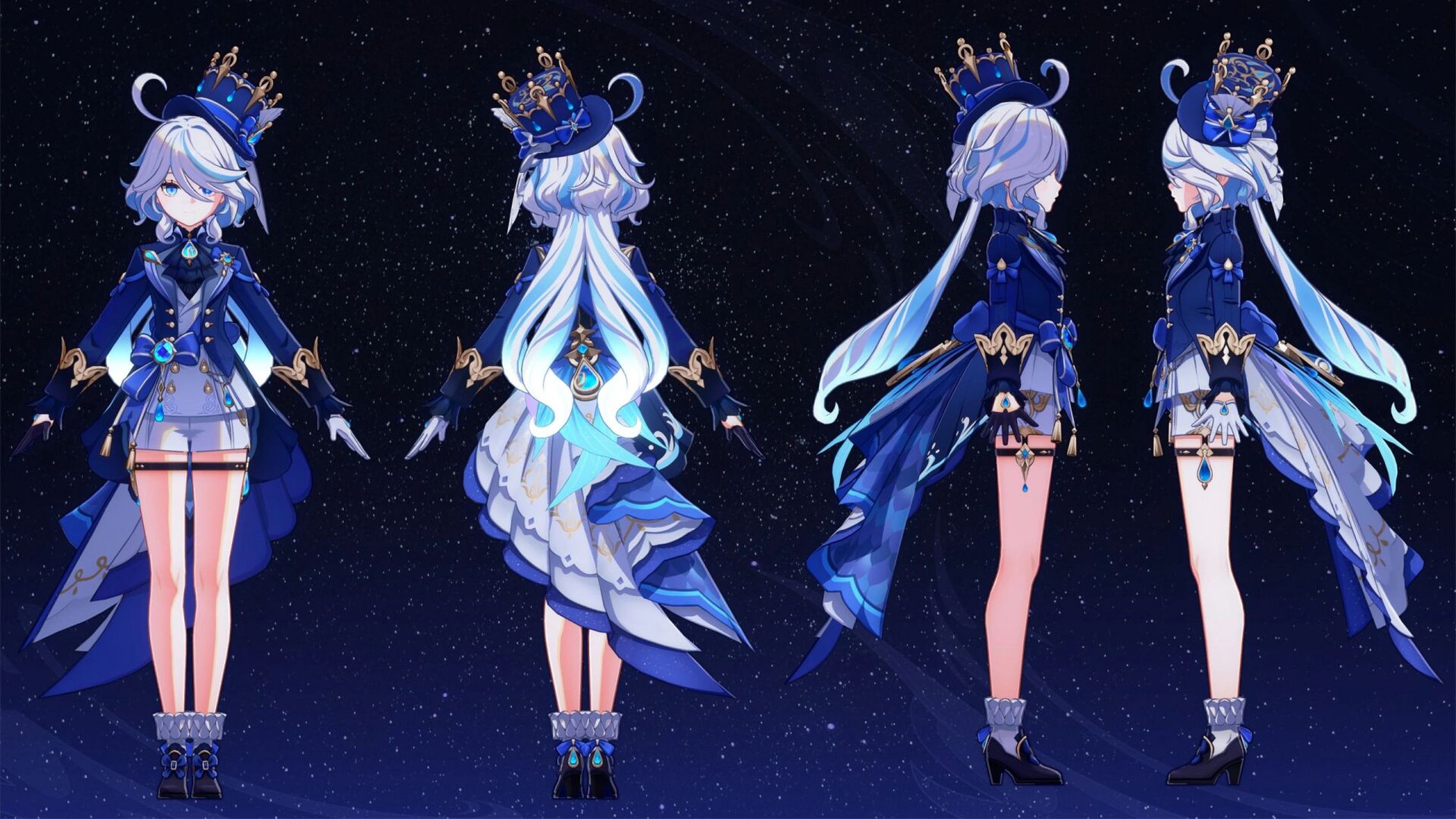 【原神爆料】枫丹水神等角色建模与怪物设计