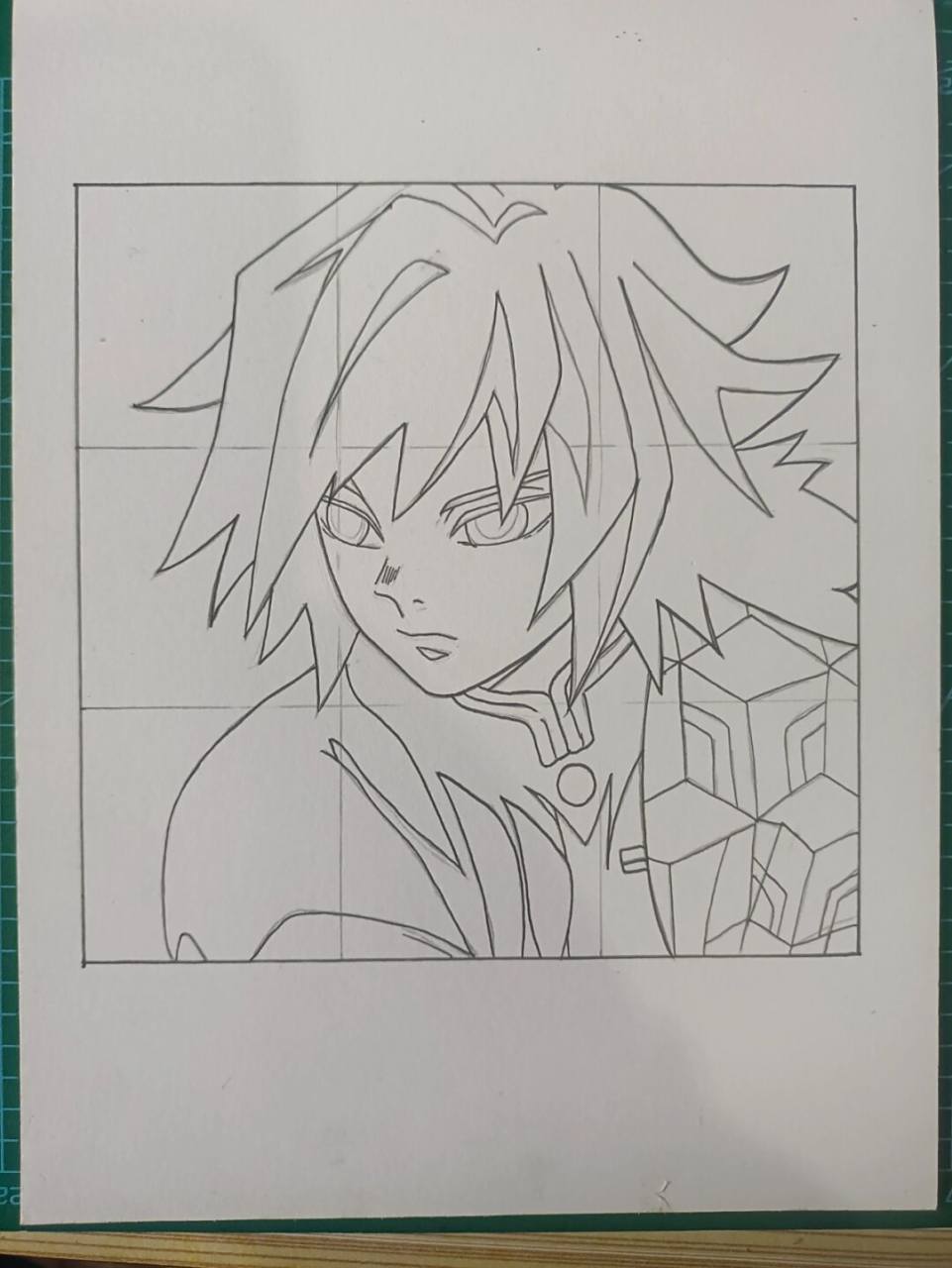 回老家的第一张#动漫男生头像# #手绘##鬼灭之刃##富冈义勇