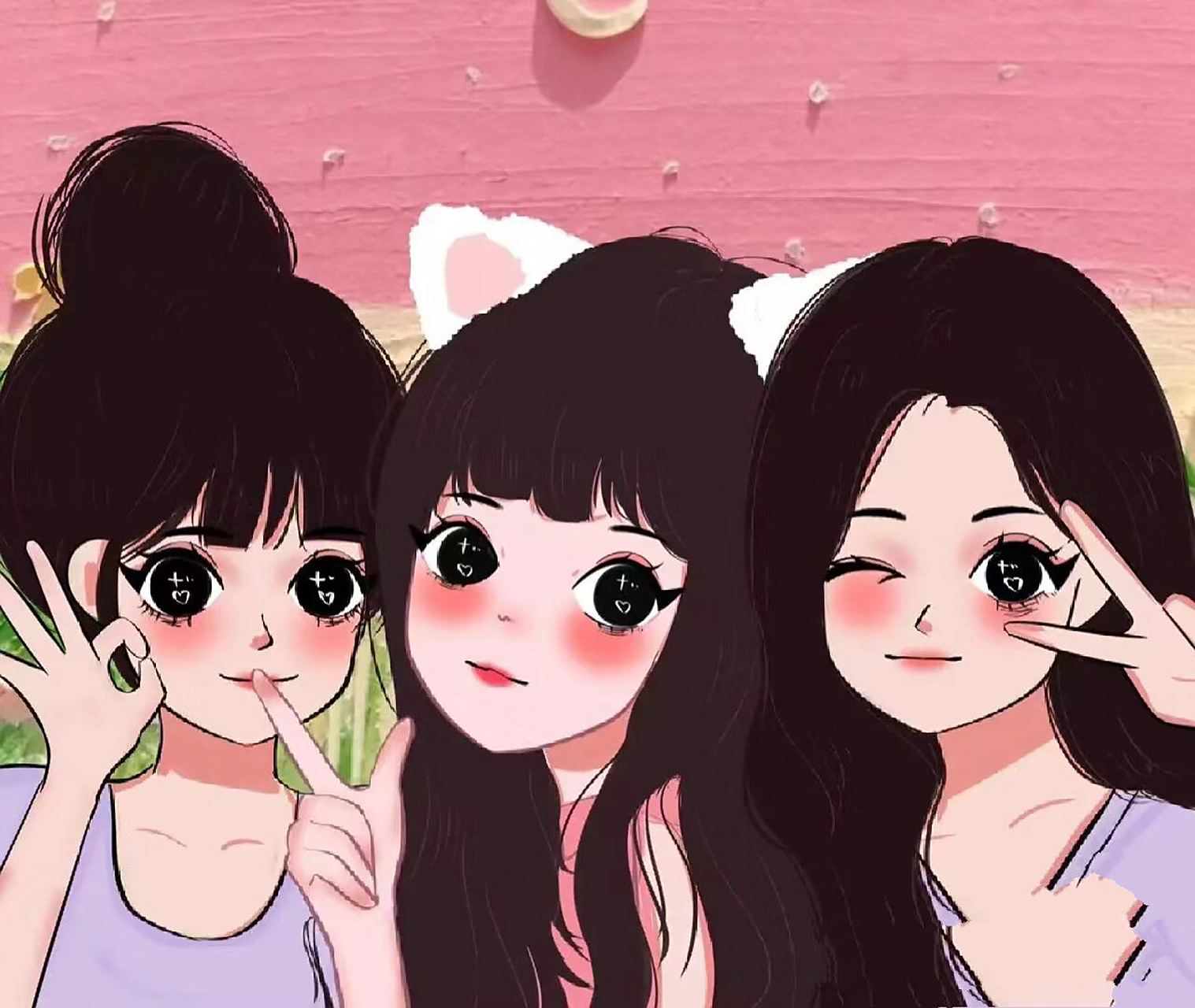 闺蜜三人群头像来了!