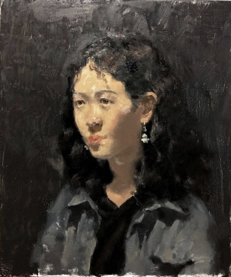 油画肖像写生步骤分享