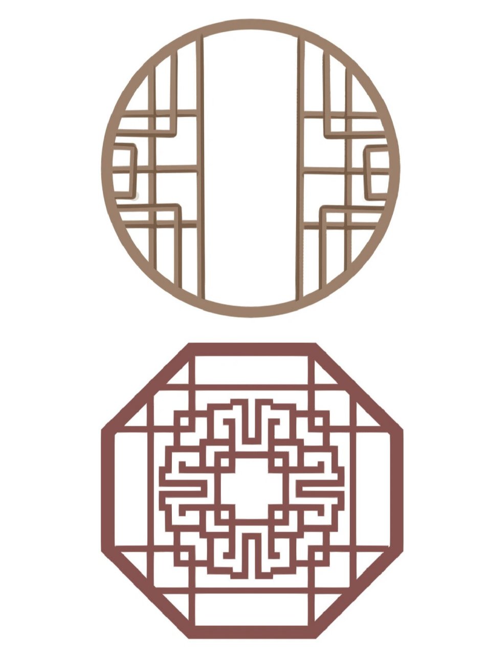 免抠素材 | 国潮中国风窗户元素 🎀素材分享