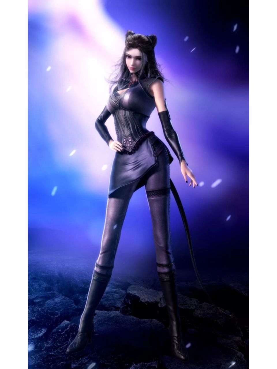 斗罗大陆朱竹清人物介绍及壁纸分享 幽冥灵猫的回眸凝视 仿佛月下的