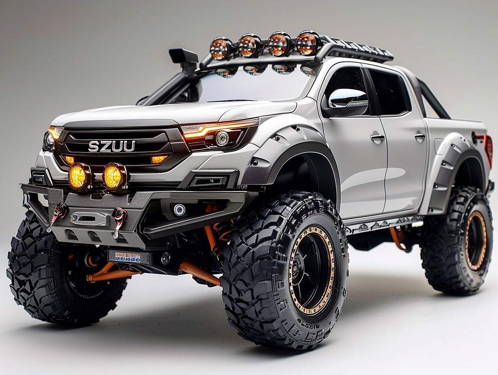 最帅越野皮卡.硬派越野改装,五十个铃铛出品.