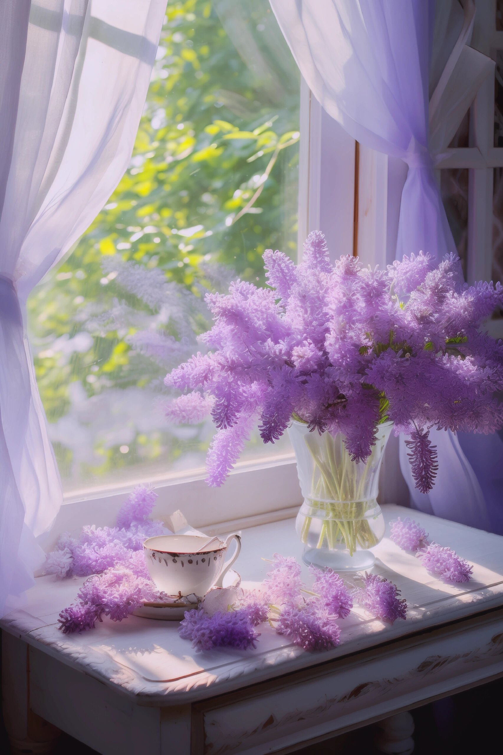 薰衣草的花语是:等待爱情,希望我们都能等来那个满眼都是自己并带来