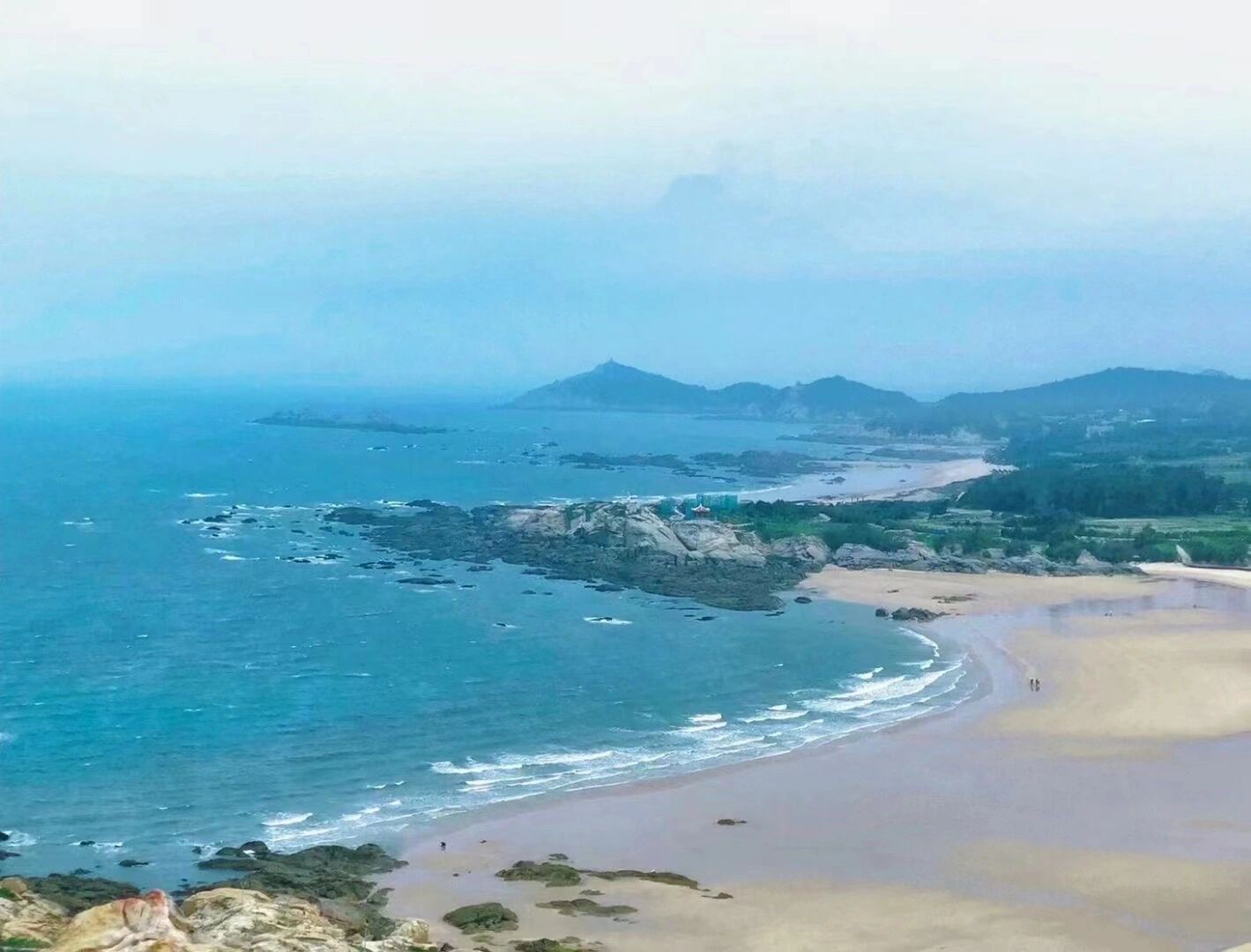 福州马尾 琅岐岛沙滩 长在上海,却一直看不到蔚蓝色的大海.