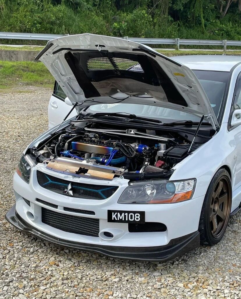 最帅的9代三菱lancer evolution97 这破三菱大晚上被帅的睡着不着了