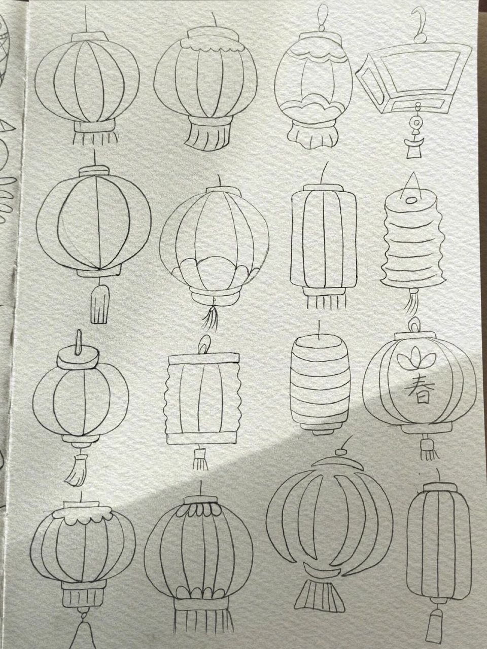 春节素材07简笔画 2023年的第一个月就要过完了
