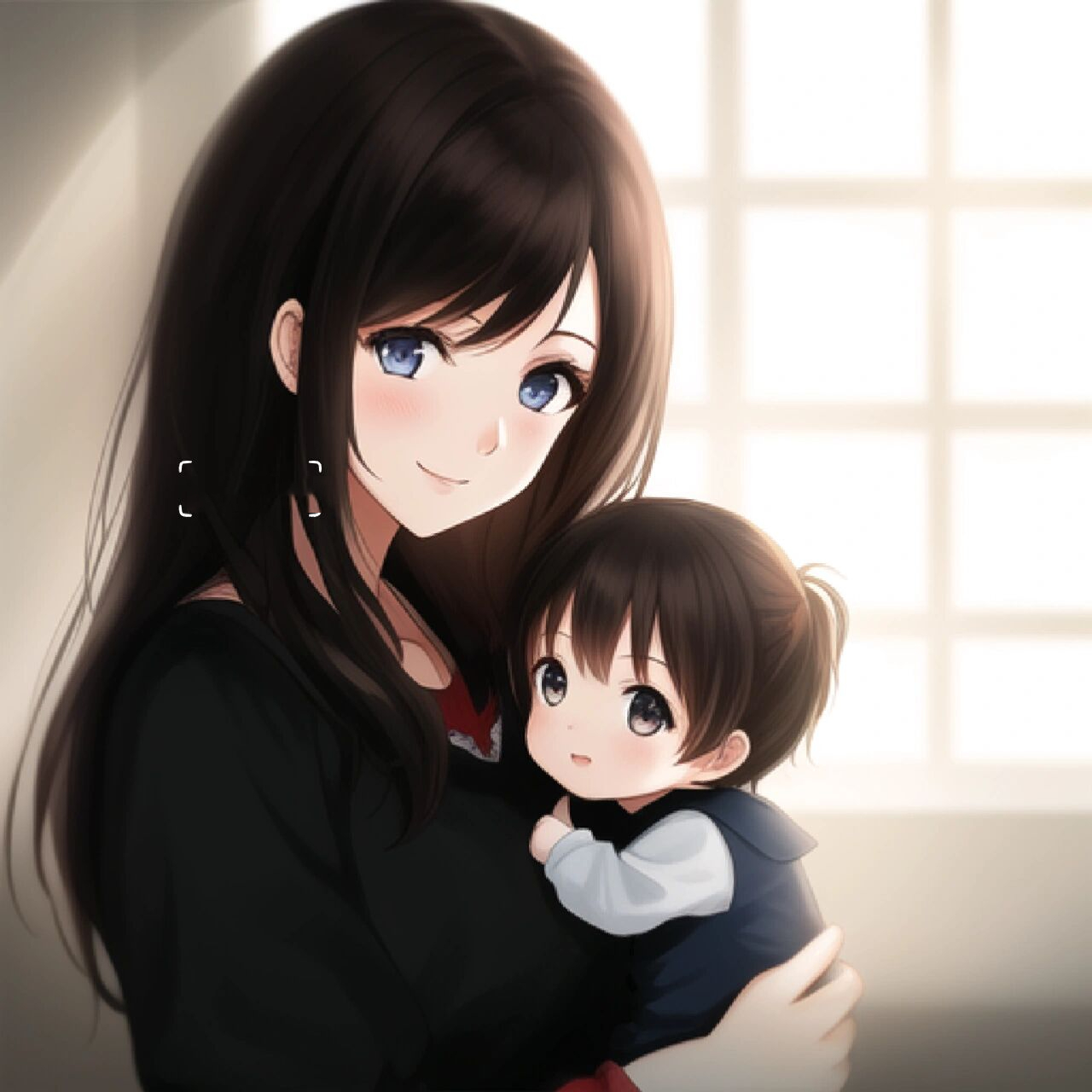 母子头像/亲子头像动漫风 动漫风格的母子头像 有喜欢的吗